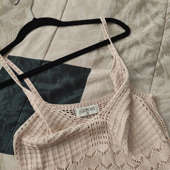 NWT The Post Tan Midi Dress Size Large - Picture 3 of 7